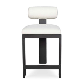 Bolster Back Outdoor Counter Stool - White by Uttermost - View 1