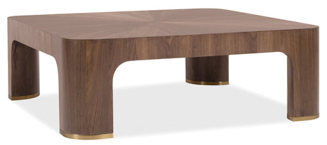 Eleana Coffee Table Light Caramel - Dark Brown by Hooker Furniture - View 1