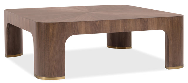 Eleana Coffee Table Light Caramel - Dark Brown by Hooker Furniture - View 1