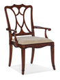 Charleston Upholstered Seat Arm Chair (Set of 2) - Dark Brown by Hooker Furniture - View 1