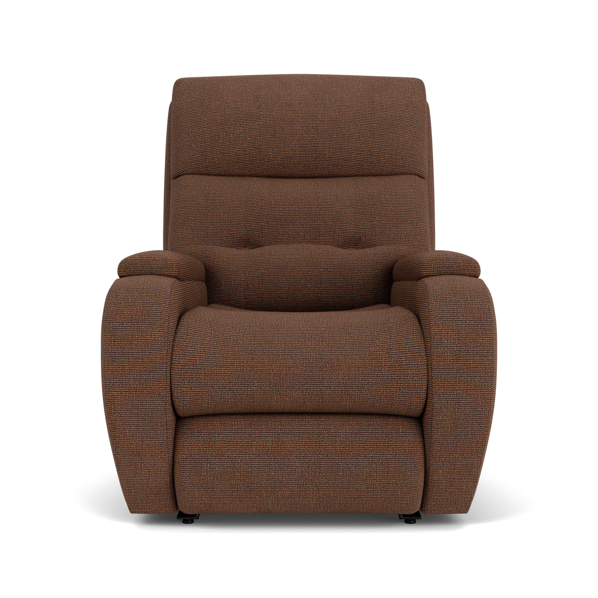 Strait Transitional Fabric Power Recliner With Power Headrest | Flexsteel