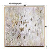 Golden Raindrops Modern Abstract Art - Beige / Light Brown by Uttermost - View 6