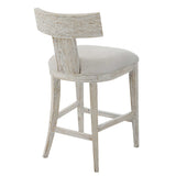 Idris Counter Stool White - Beige by Uttermost - View 5