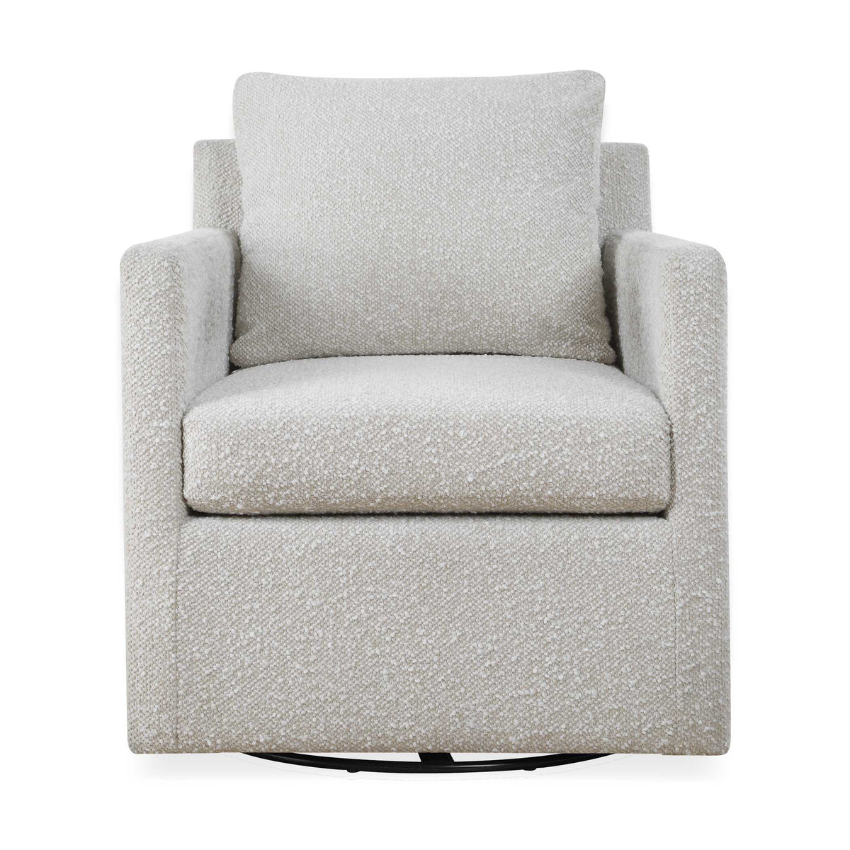 Tisdell Swivel/Glider Chair Cream - White by Uttermost - View 1