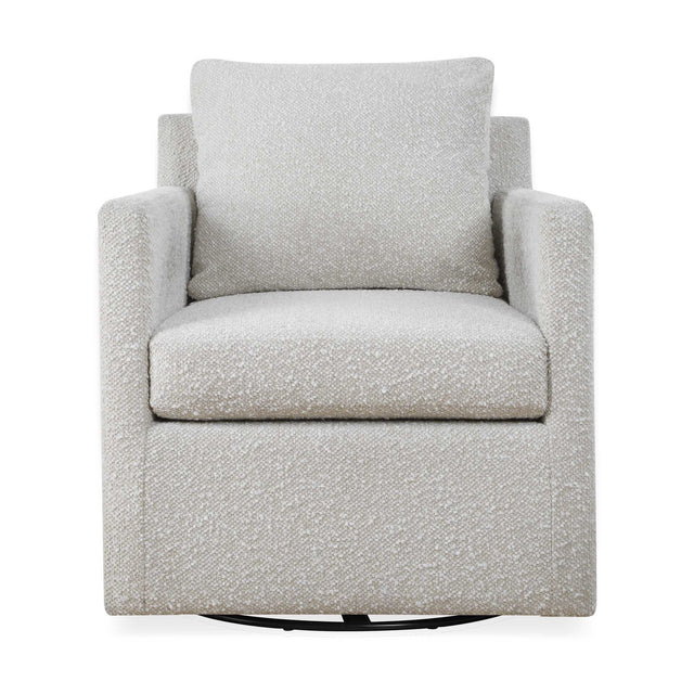 Tisdell Swivel/Glider Chair Cream - White by Uttermost - View 1