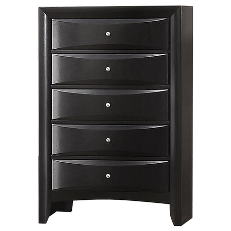 Isabel Black 5-piece Storage Bedroom Set - sold by Home Elegance USA