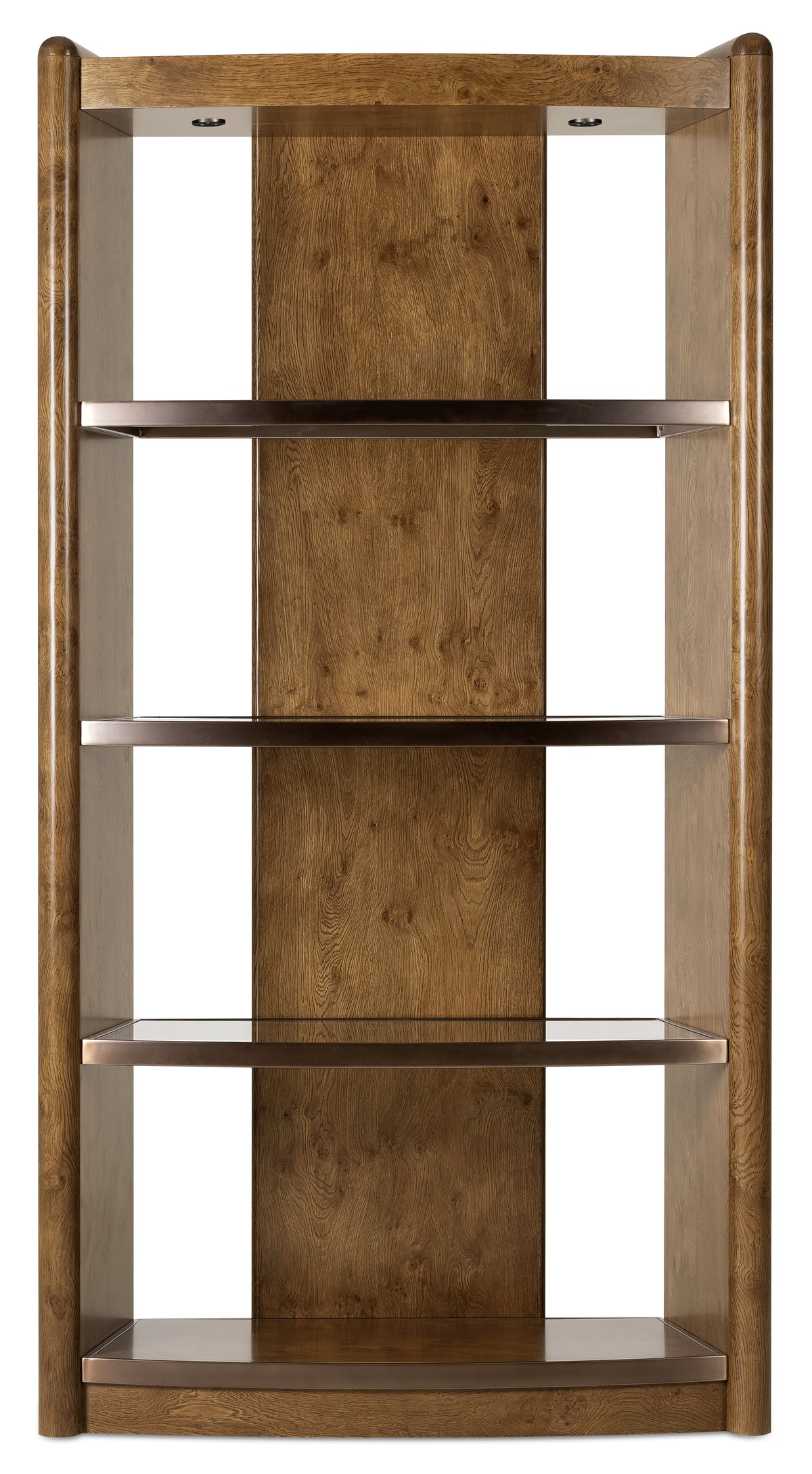 Melange Romano Etagere - Dark Brown by Hooker Furniture - View 7