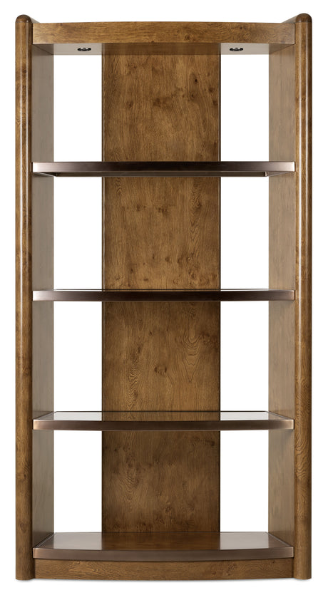 Melange Romano Etagere - Dark Brown by Hooker Furniture - View 7