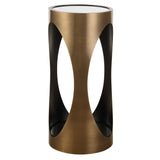 Achilles Brass Drink Table - Gold by Uttermost - View 3
