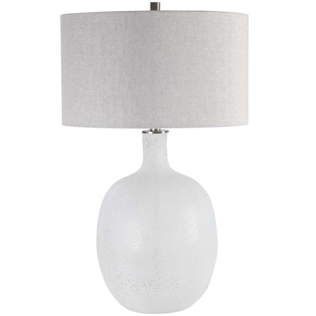 Whiteout Mottled Glass Table Lamp by Uttermost - View 4