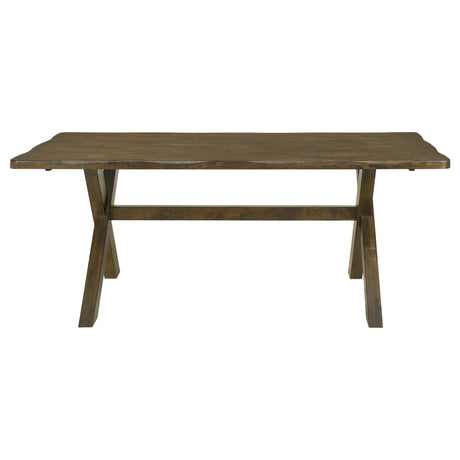 Gawain Rustic Knotty Nutmeg 5-piece Dining Set - sold by Home Elegance USA