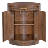 Eleana Round Nightstand Medium Wood - Dark Brown by Hooker Furniture - View 5