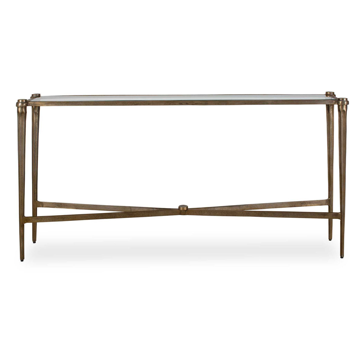 Amara Console Table Antique Brass - Gold by Uttermost - View 1
