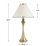 Shaefer Table Lamp - Gold by Uttermost - View 7