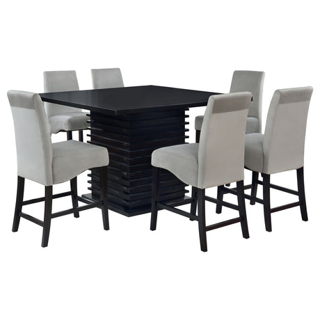 Giannis Black and Grey 7-piece Dining Set - sold by Home Elegance USA