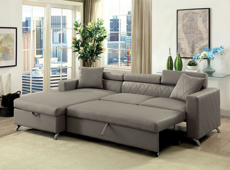 Dayna - Sectional - Gray - CM6292 - SECTIONAL - Home Elegance USA - 3