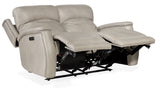 Rhea Zero Gravity Power Recline Loveseat With Power Headrest - Light Gray by Hooker Furniture - View 3