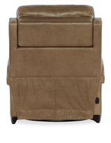 Kaufman ZG Swivel Power Recliner With Pop-Up Headrest - Light Brown by Hooker Furniture - View 14