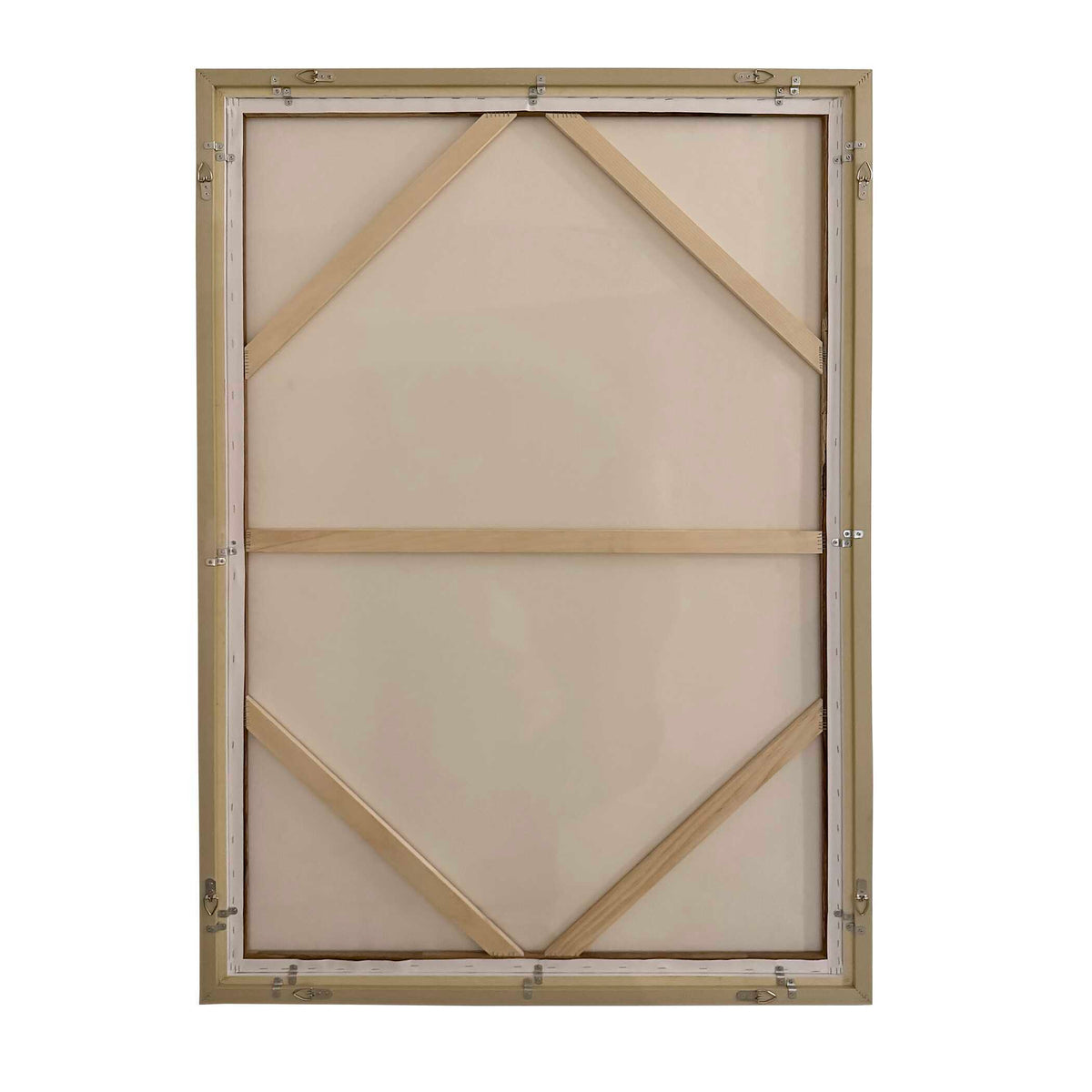 Bluster Framed Abstract Canvas Blue / Brown / Gray / Orange / Purple / White / Yellow - Blue / Light Brown by Uttermost - View 5