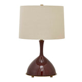 Colette Table Lamp Burgundy - Dark Red by Uttermost - View 4