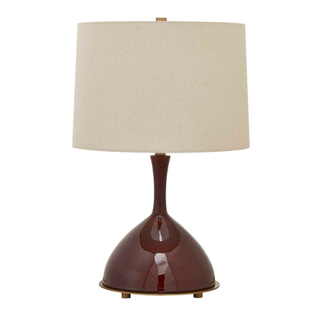 Colette Table Lamp Burgundy - Dark Red by Uttermost - View 4
