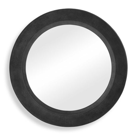 Montgomery Round Mirror - Black by Uttermost - View 1