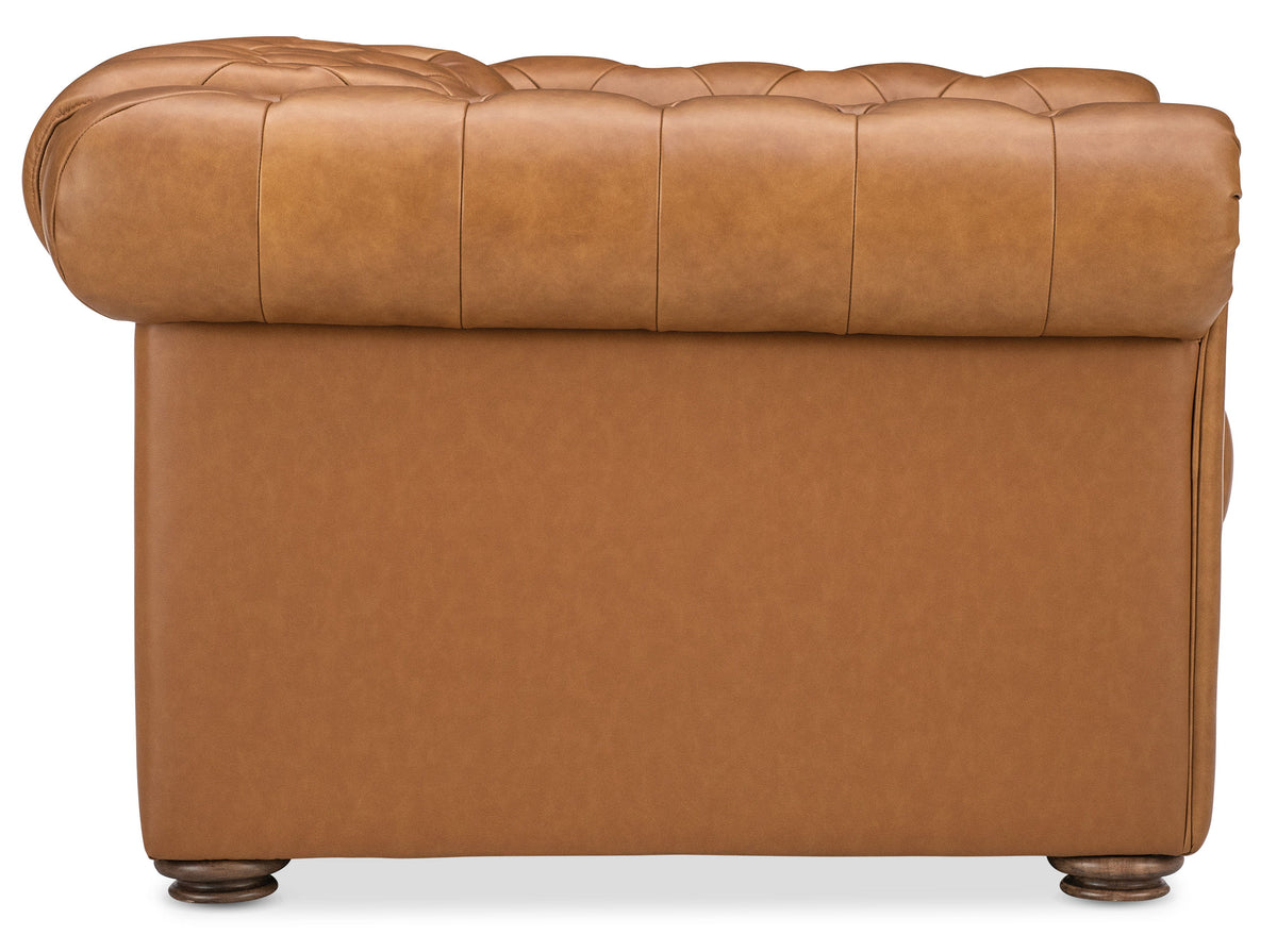 Glover Power Recliner With Power Headrest - Light Brown by Hooker Furniture - View 6