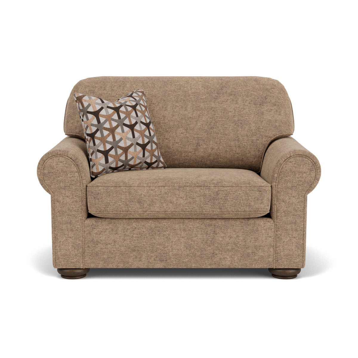 Preston Fabric Chair And a Half | Flexsteel