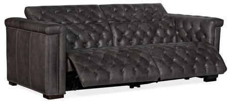 Savion 1.5 LAF-RAF 2 Over 2 Sofa With Power Recline Power Headrest - Dark Brown by Hooker Furniture - View 3