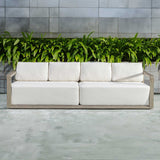 Remsen Outdoor Sofa - White by Uttermost - View 4