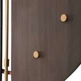 Walnut Elegance Wall Clock - Dark Brown by Uttermost - View 6