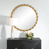 Nacala Round Mirror - Gold by Uttermost - View 2
