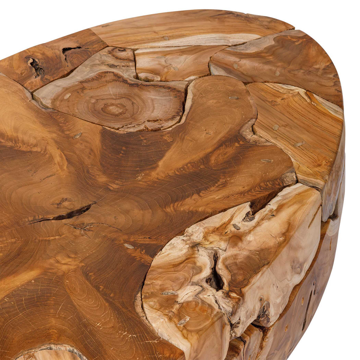 Gareis Teak Coffee Table Woodtone - Light Brown by Uttermost - View 6
