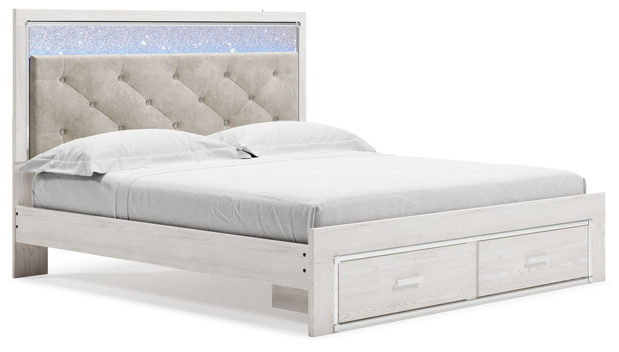 Altyra - White - King Upholstered Storage Bed - 8 Pc. - Dresser, Mirror, King Bed, 2 Nightstands | Ashley - B2640/31/36/56S/58/95/B100 - 14/92(2) - Home Elegance USA - 6