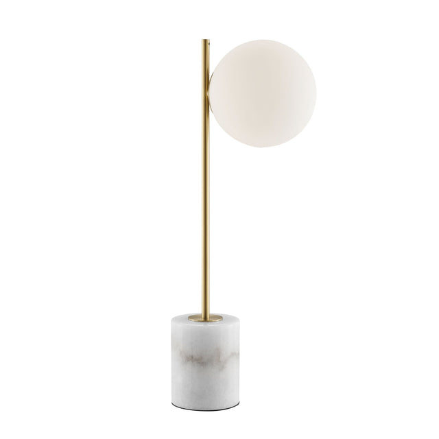 Anechdoche Gold And White Table Lamp | Finesse - TL - 32404 - G - Home Elegance USA - 1