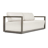 Remsen Outdoor Sofa Gray / Oyster White - White / Dark Gray by Uttermost - View 3