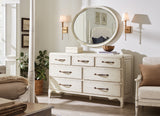 Americana Oval Mirror - White by Hooker Furniture - View 2