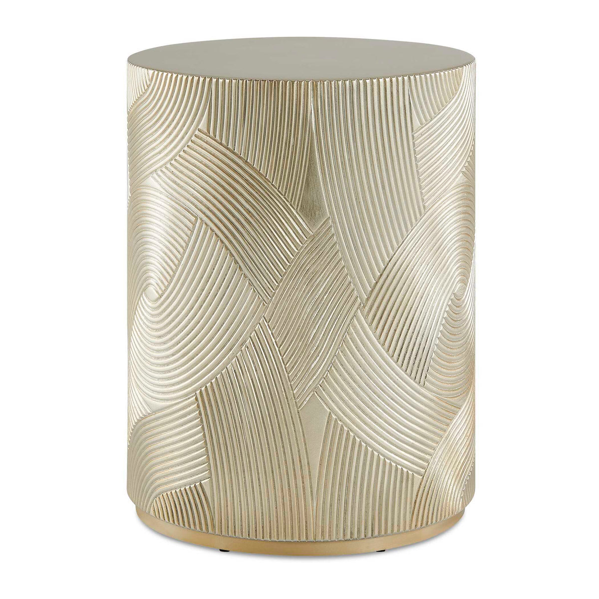 Cassandra Drum Accent Table - Gold by Uttermost - View 1