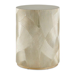 Cassandra Drum Accent Table - Gold by Uttermost - View 1