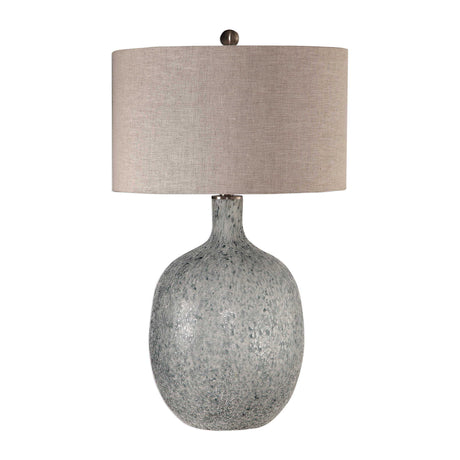 Oceaonna Glass Table Lamp - Light Blue / Beige by Uttermost - View 3