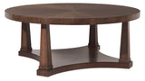 Archives Round Coffee Table - Dark Brown by Hooker Furniture - View 1