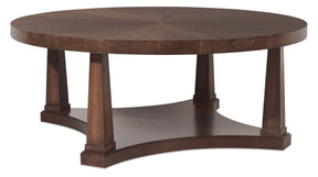 Archives Round Coffee Table - Dark Brown by Hooker Furniture - View 1