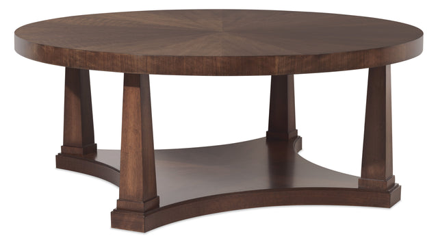 Archives Round Coffee Table - Dark Brown by Hooker Furniture - View 1