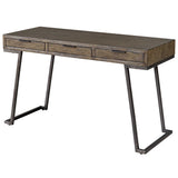 Comrade Natural Wood Desk - Dark Brown by Uttermost - View 4