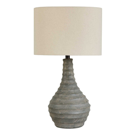 Stratum Rustic Outdoor Table Lamp - Gray by Uttermost - View 5