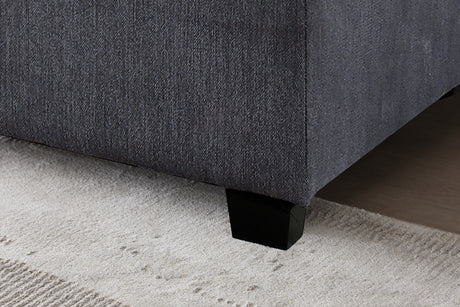 Modern Sectional Sofa,L-Shape Linen Fabric Corner Couch Set with Convertible Ottoman for Living Room, Apartment, Office,Grey,3 Colors - sold by Home Elegance USA