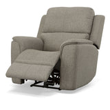Henry Power Recliner With Power Headrest & Lumbar - Fog | Flexsteel