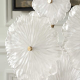 Glass Garden Table Sculpture Gold / White - White / Gold by Uttermost - View 7