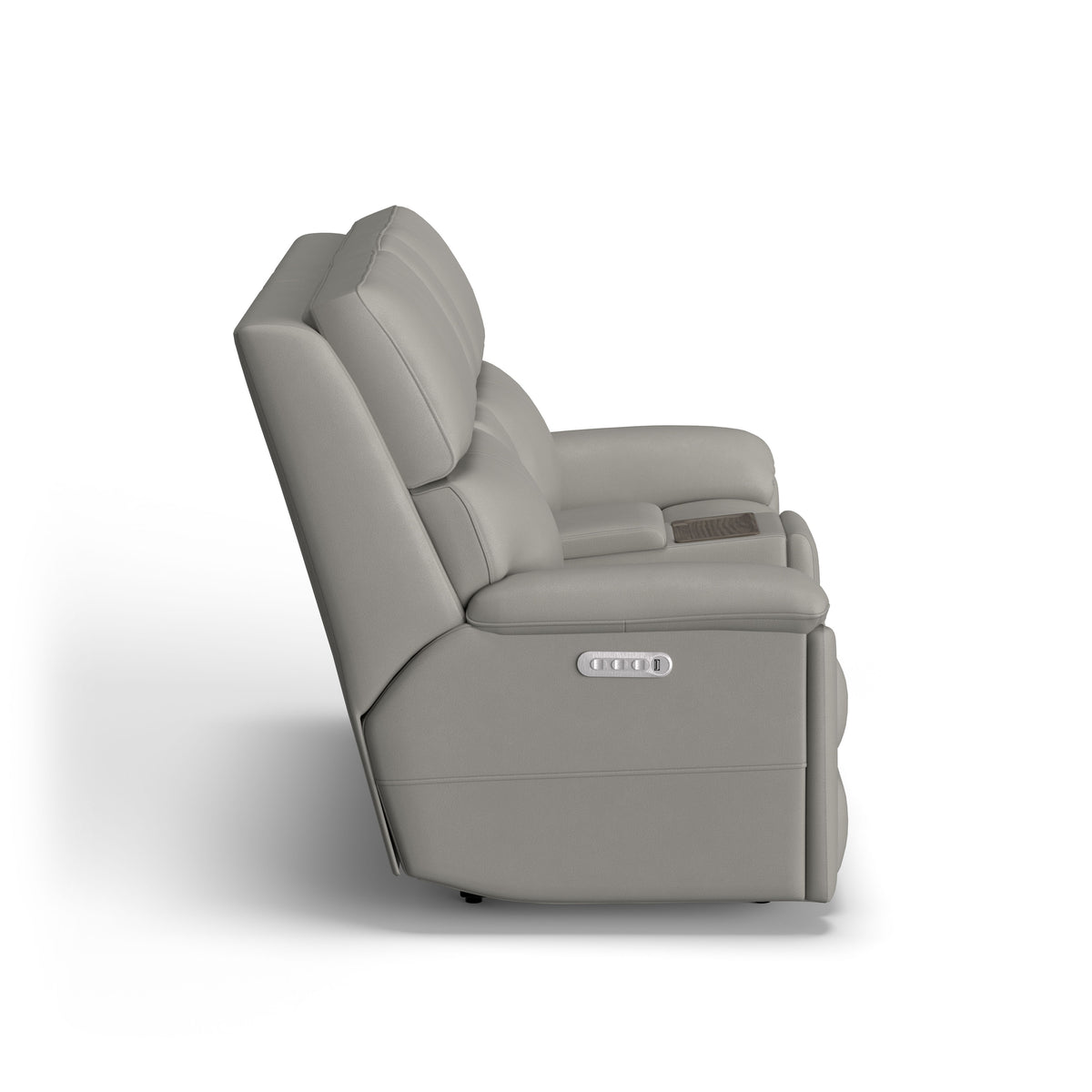 Porter Power Reclining Loveseat With Console, Power Headrest, & Lumbar | Flexsteel