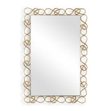 Twist It Mirror Antique Brass - Gold by Uttermost - View 1